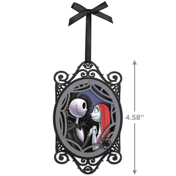 Hallmark Keepsake 2024 Disney Nightmare Before Christmas Jack Sally Ornament - Picture 3 of 10